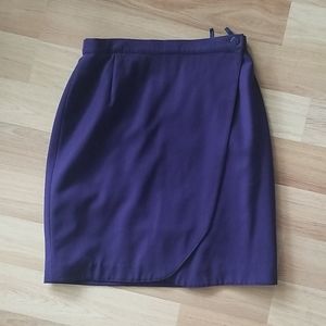 Vintage Escada purple skirt